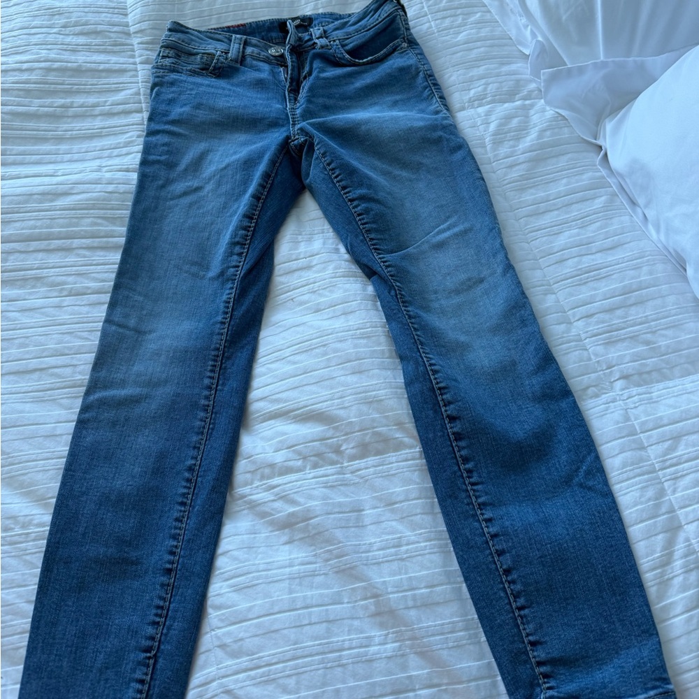 True Religion Women's Skinny Jeans in Medium Blue Wash
